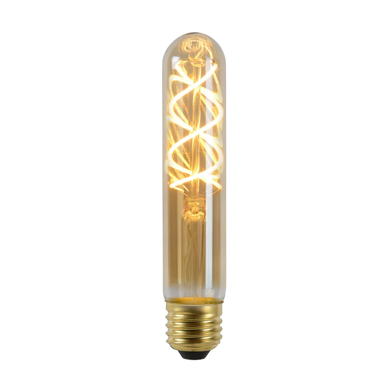 Lucide LED Filament Bulb E27 T32 Amber 15 cm - 380lm 2200K - Dimmable