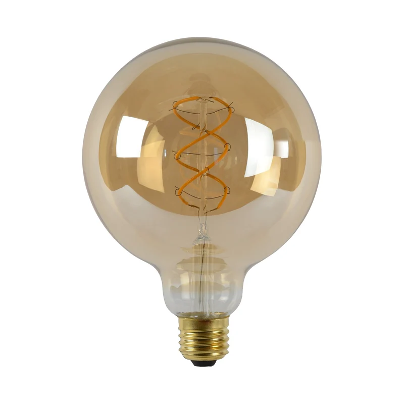 Lucide LED Filament Bulb E27 G125 Clear - 450lm 2700K - Dimmable