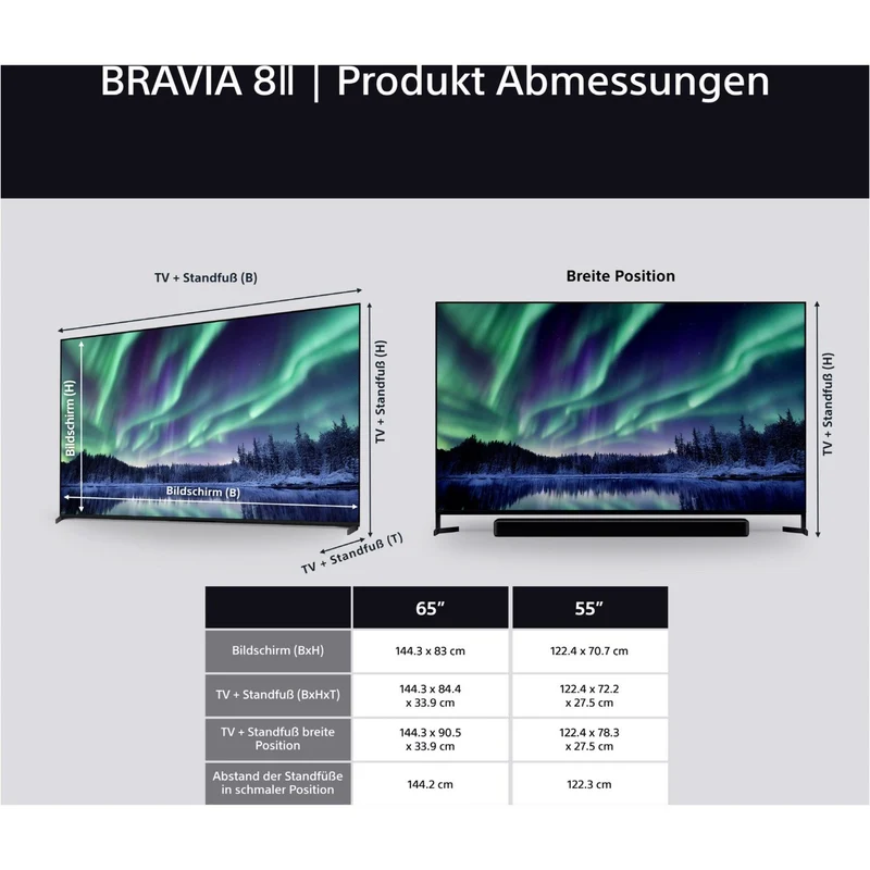BRAVIA 8M2 K55XR8M25BP