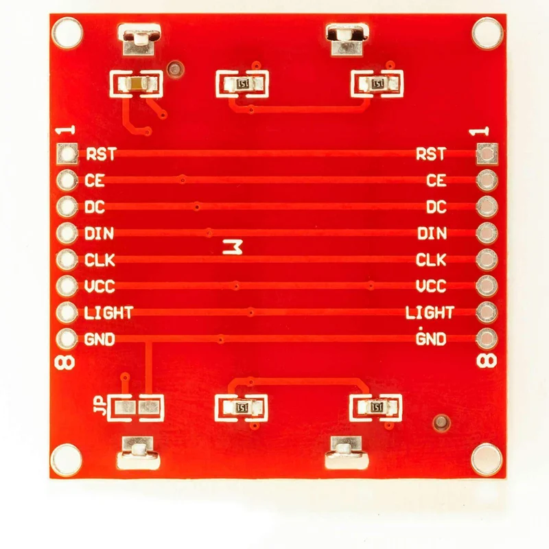 84 x 48 Pixel LCD Display Modul mit Hintergrundbeleuchtung für Nokia 5110 und Joystick PS2 Gamepad