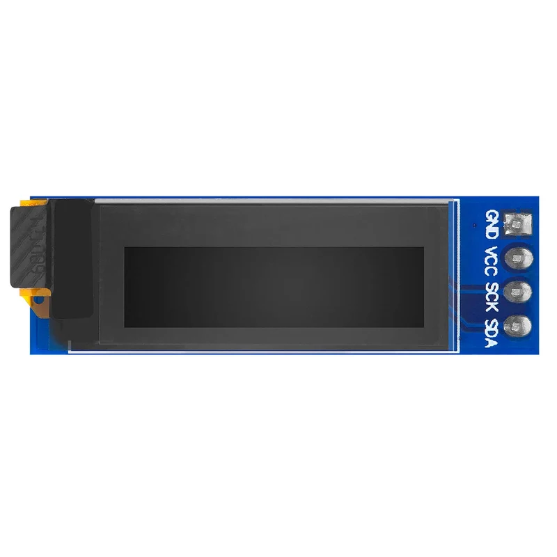 0,91 Zoll OLED I2C Display 128 x 32 Pixel kompatibel mit Arduino und Raspberry Pi