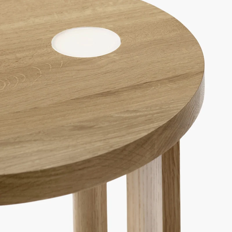 Serax Aura Side Table L with LED Light