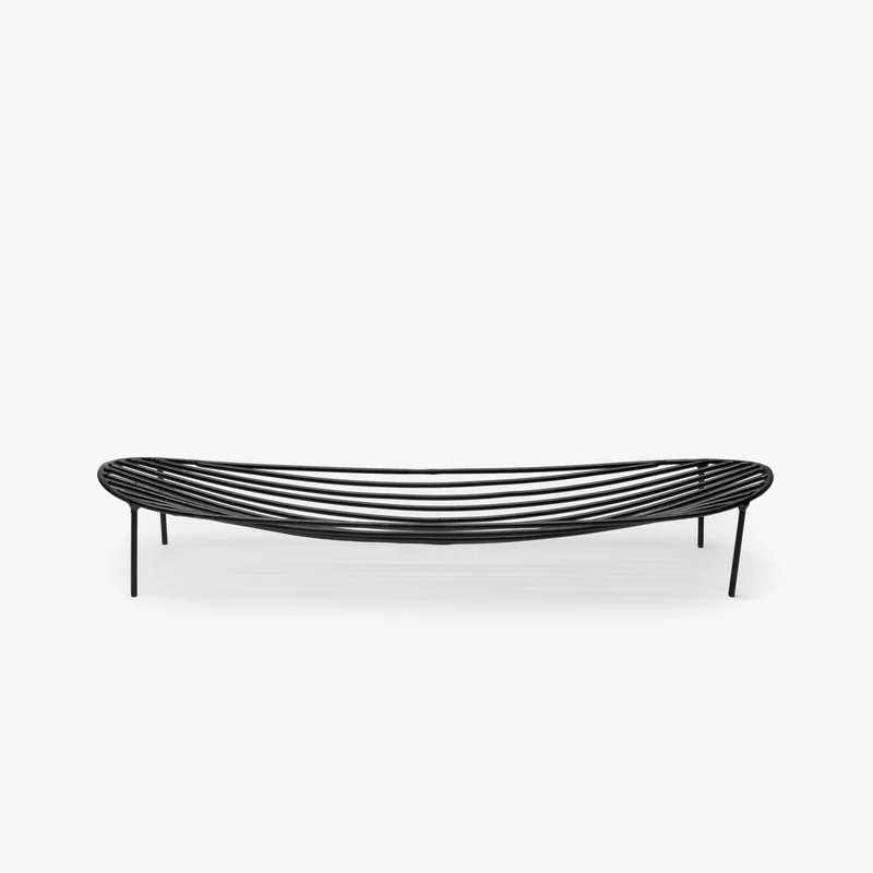 Serax Basket Nana Black Metal Sculptures