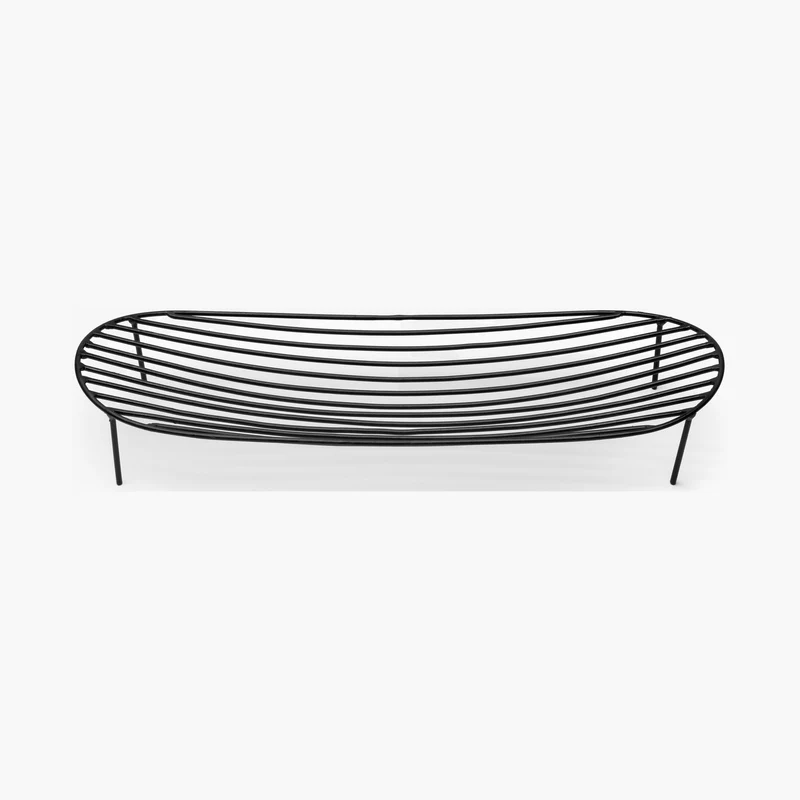 Serax Basket Nana Black Metal Sculptures