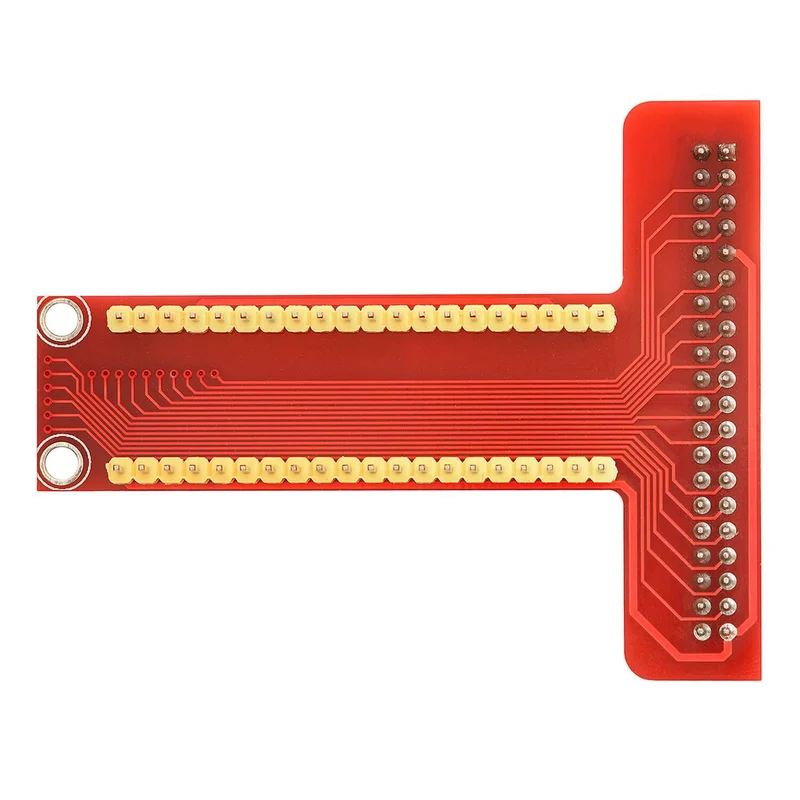 40 Pins GPIO Breakout Board und kompatibles Flachband Ribbon Kabel für Raspberry Pi