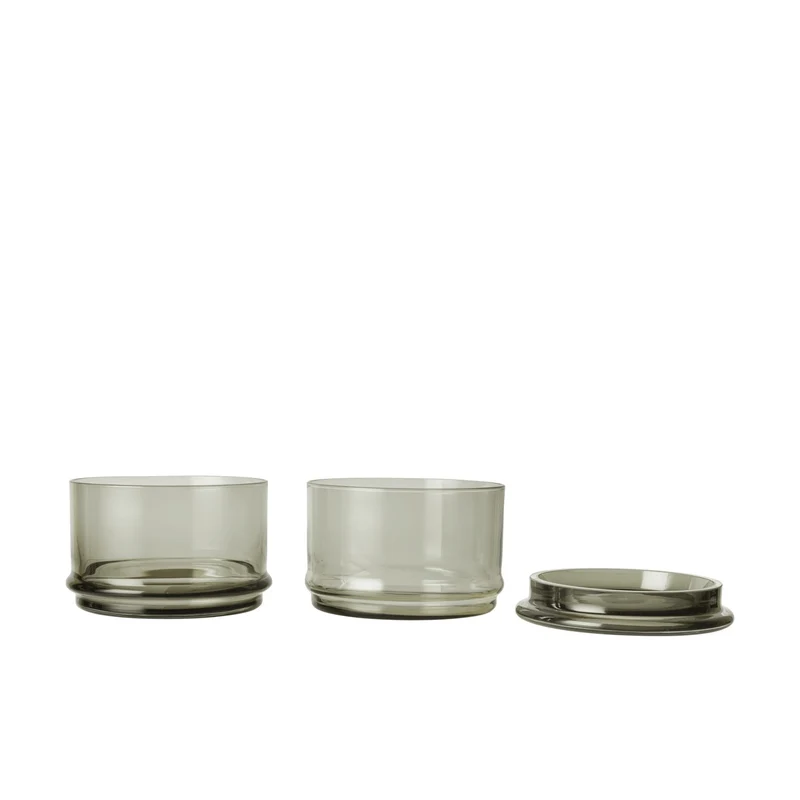 Ferm Living Boya Stackable Containers - Set of 2