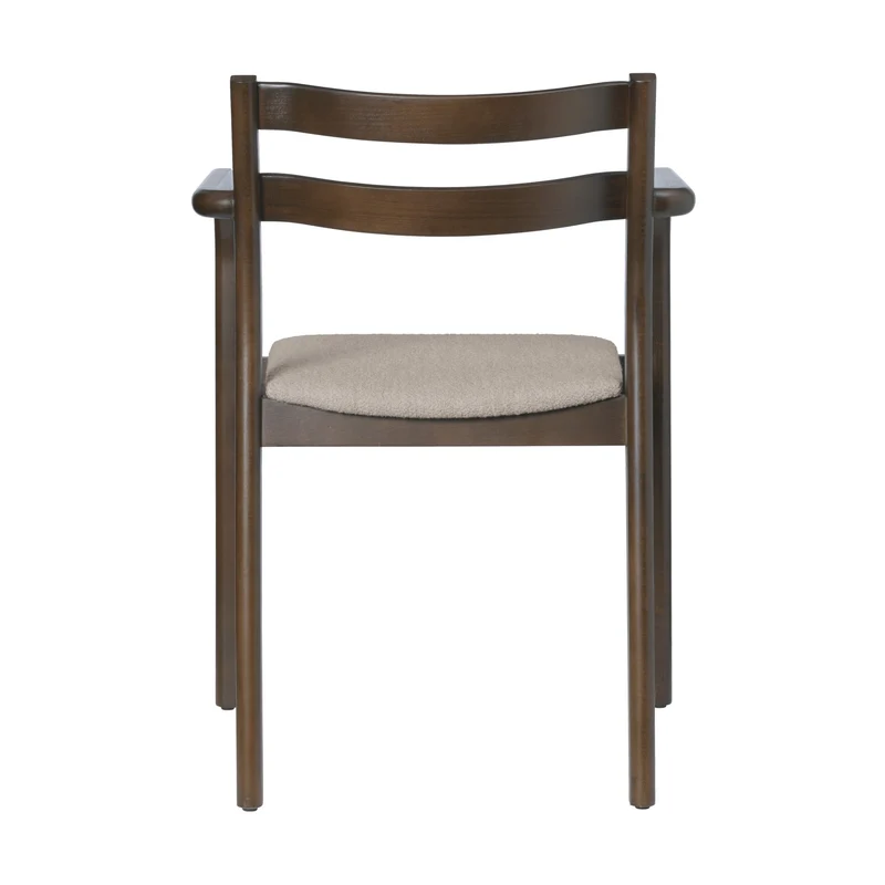 Ferm Living Boda Dining Chair with Arms Soft Bouclé