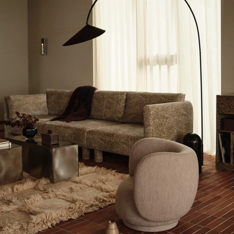 Ferm Living Arum Arched Floor Lamp