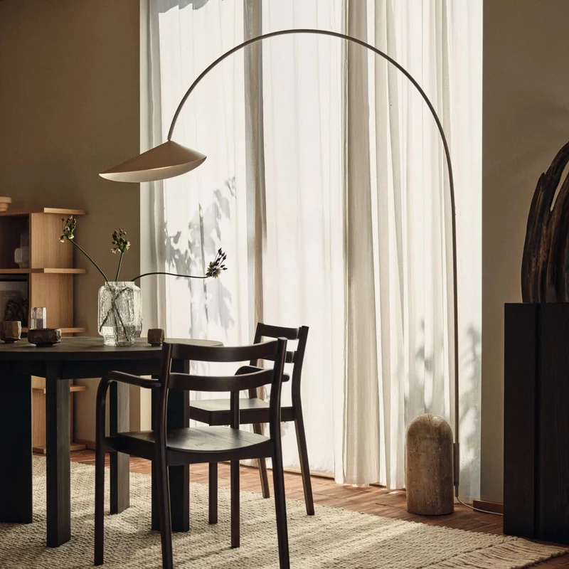 Ferm Living Arum Arched Floor Lamp