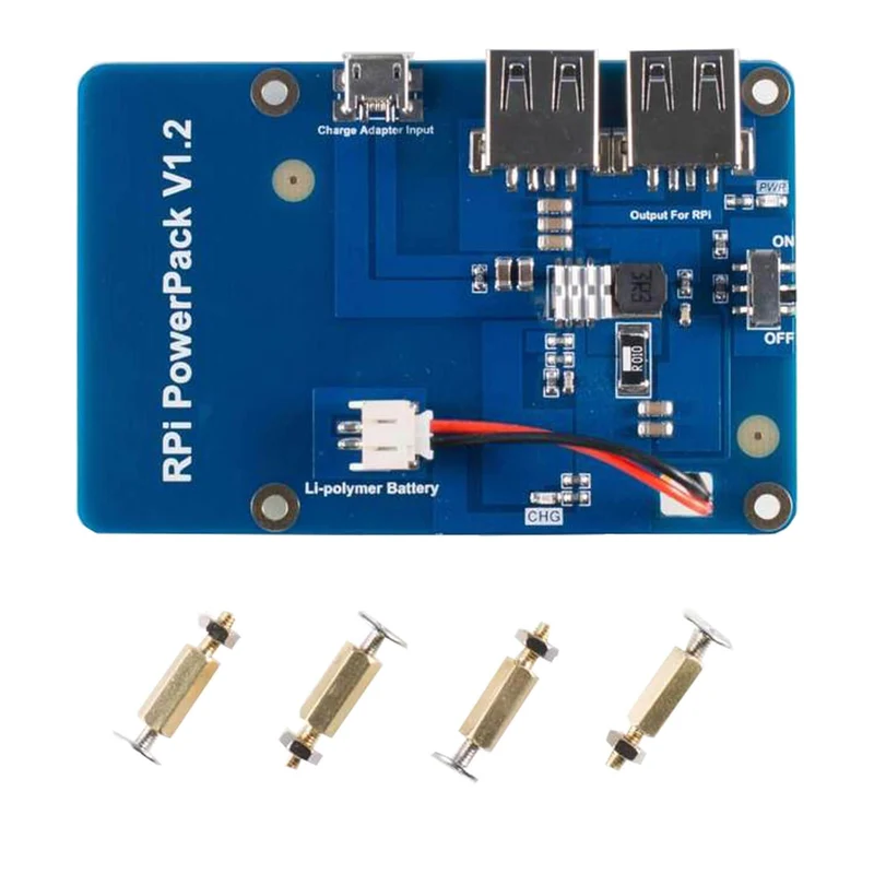 Portable-Akku Powerpack für Raspberry Pi