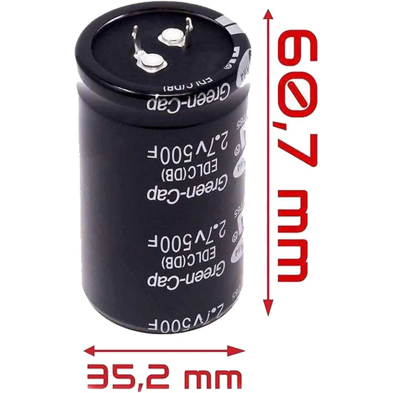 Kondensator Supercapacitor 2.7V 500 Farad