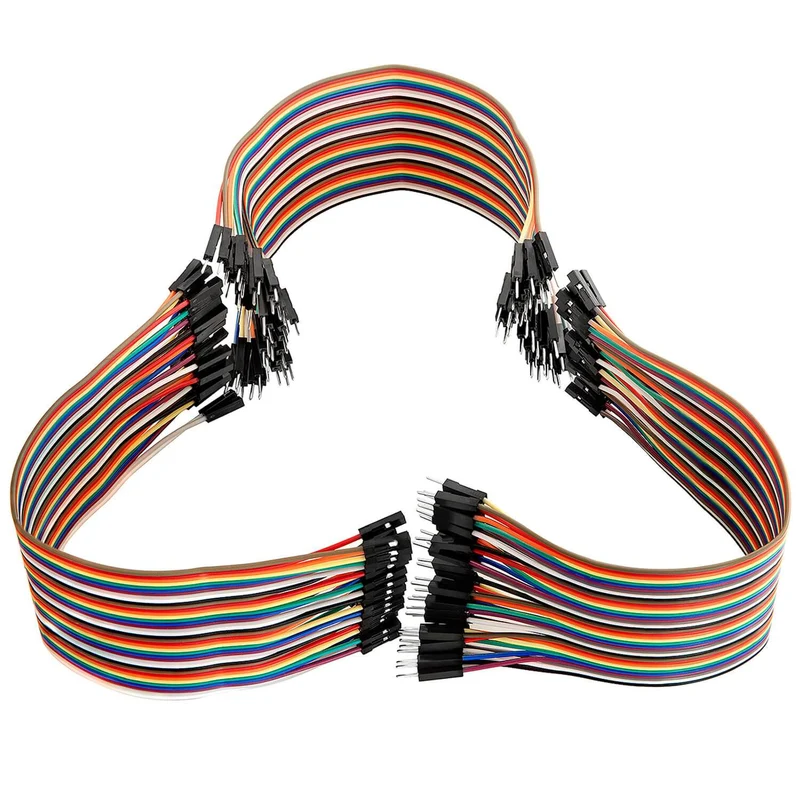 Jumper Wire Kabel 3 x 40 STK. je 20 cm M2M/ F2M / F2F kompatibel mit Arduino und Raspberry Pi Breadboard