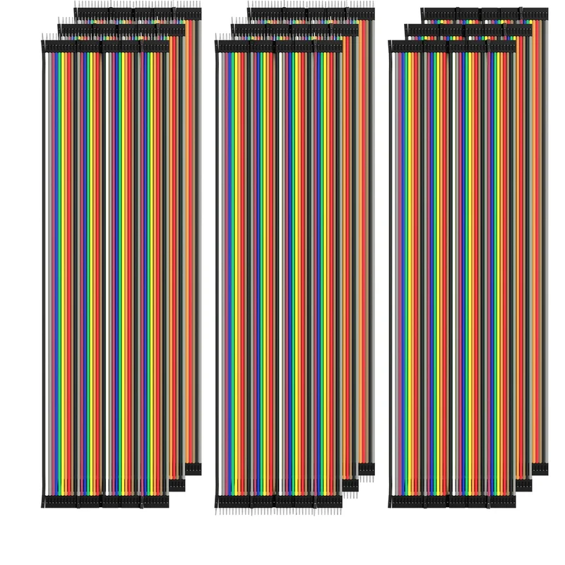 Jumper Wire Kabel 3 x 40 STK. je 20 cm M2M/ F2M / F2F kompatibel mit Arduino und Raspberry Pi Breadboard