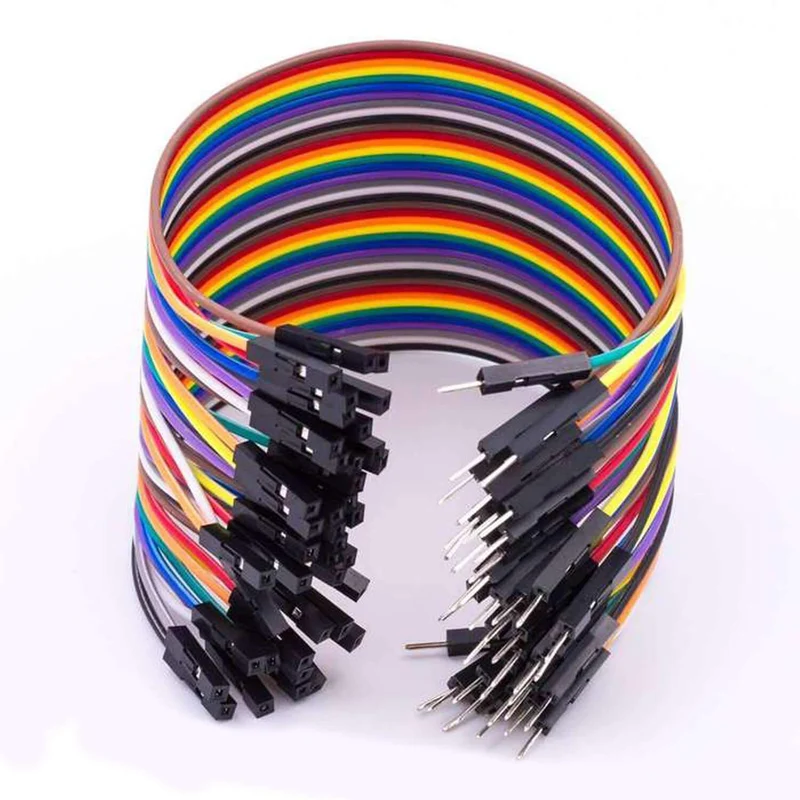 Jumper Wire Kabel 40 STK. je 20 cm F2M Female to Male kompatibel mit Arduino und Raspberry Pi Breadboard