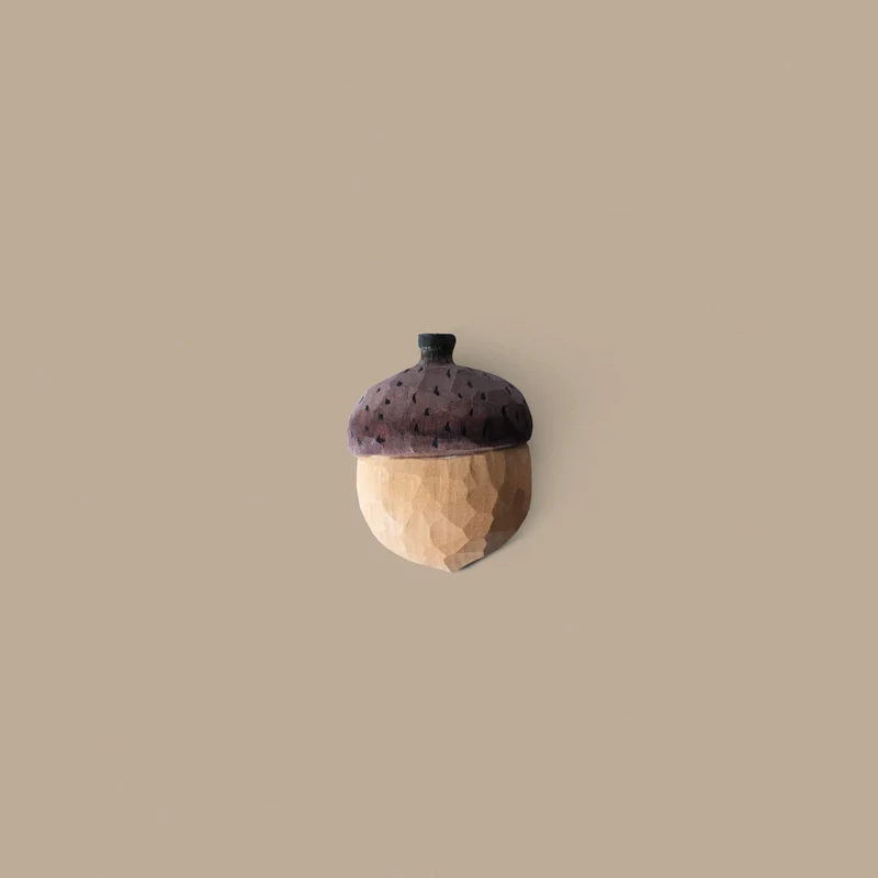 Ferm Living Acorn Hand-carved Hook