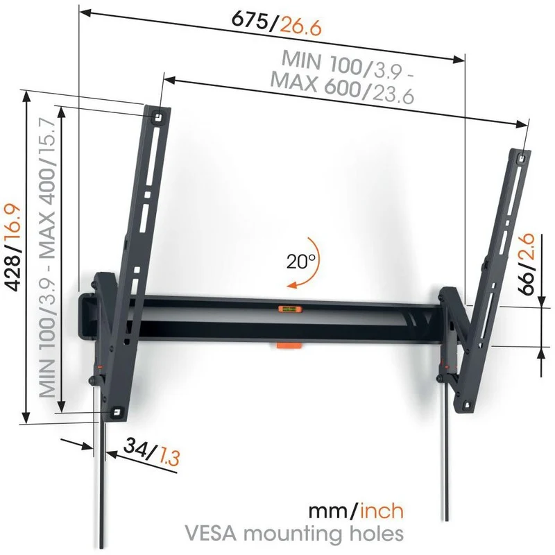 Vogel's TVM 3615 ClickLoc Tilt