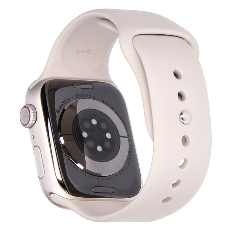Apple Watch Series 8 45mm GPS + 4G Polarstern Aluminiumgehäuse mit Sportarmband Polarstern