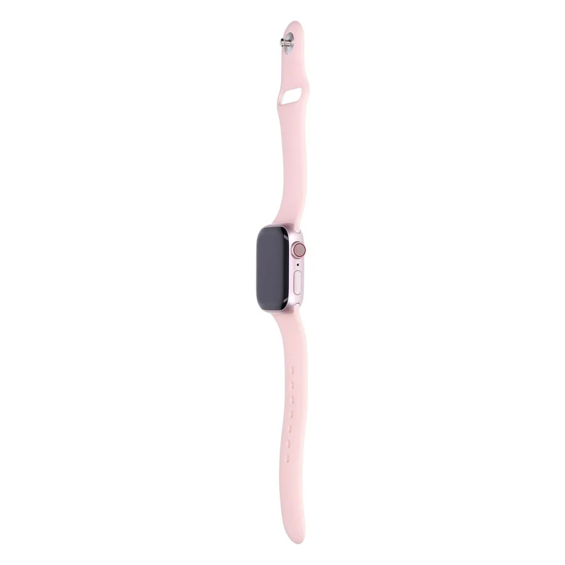 Apple Watch Series 9 41mm GPS + 4G Rosé Aluminiumgehäuse mit Sportarmband Hellrosa S/M