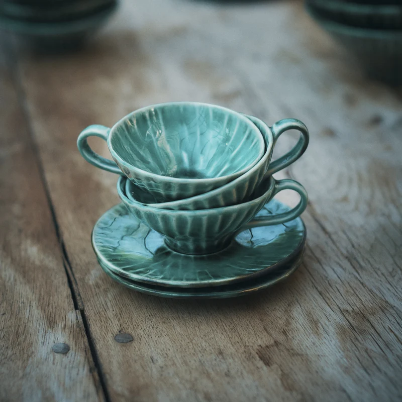 Serax Verde Lanza Espresso Set - Set of 4