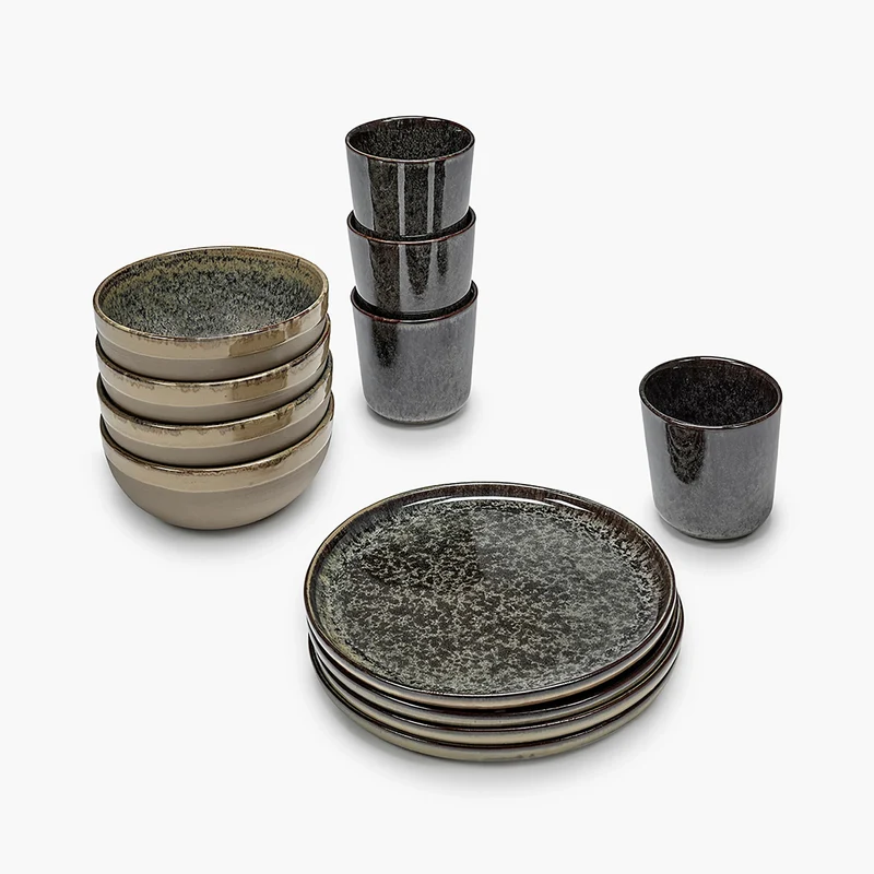 Serax Surface Breakfast Set - Set of 16