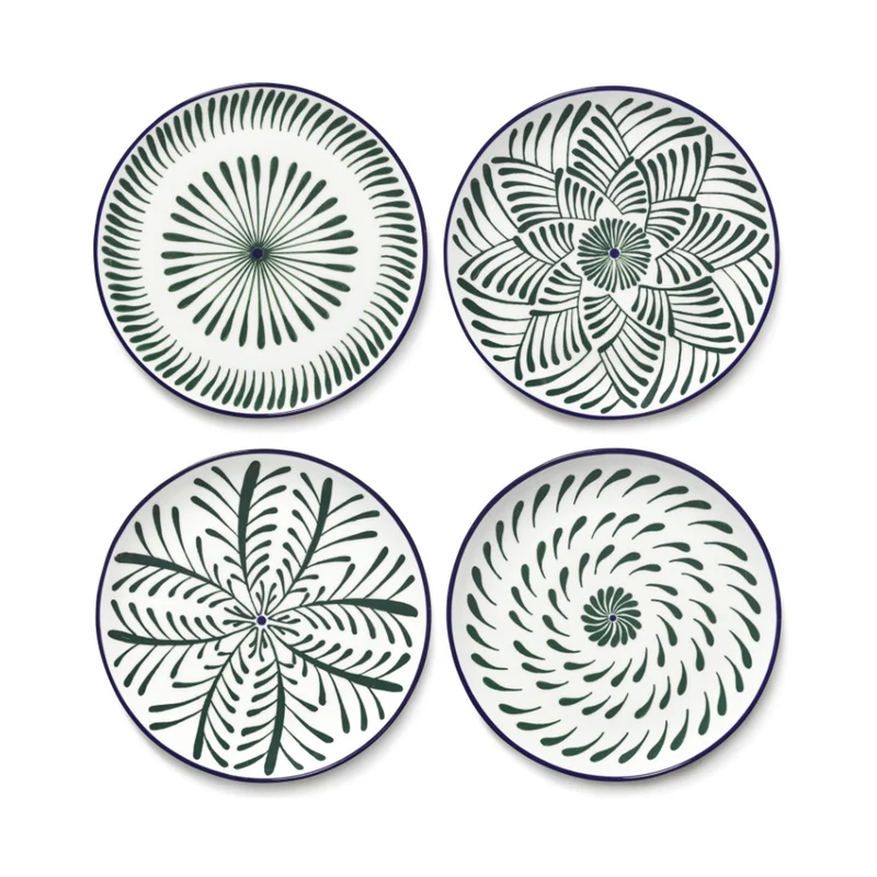 Serax Bazaar Breakfast Plate - Set of 4