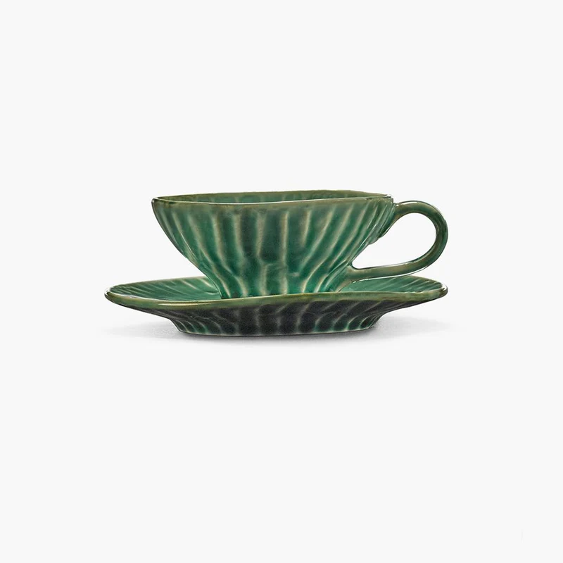 Serax Verde Lanza Espresso Cup Saucer - Set of 2