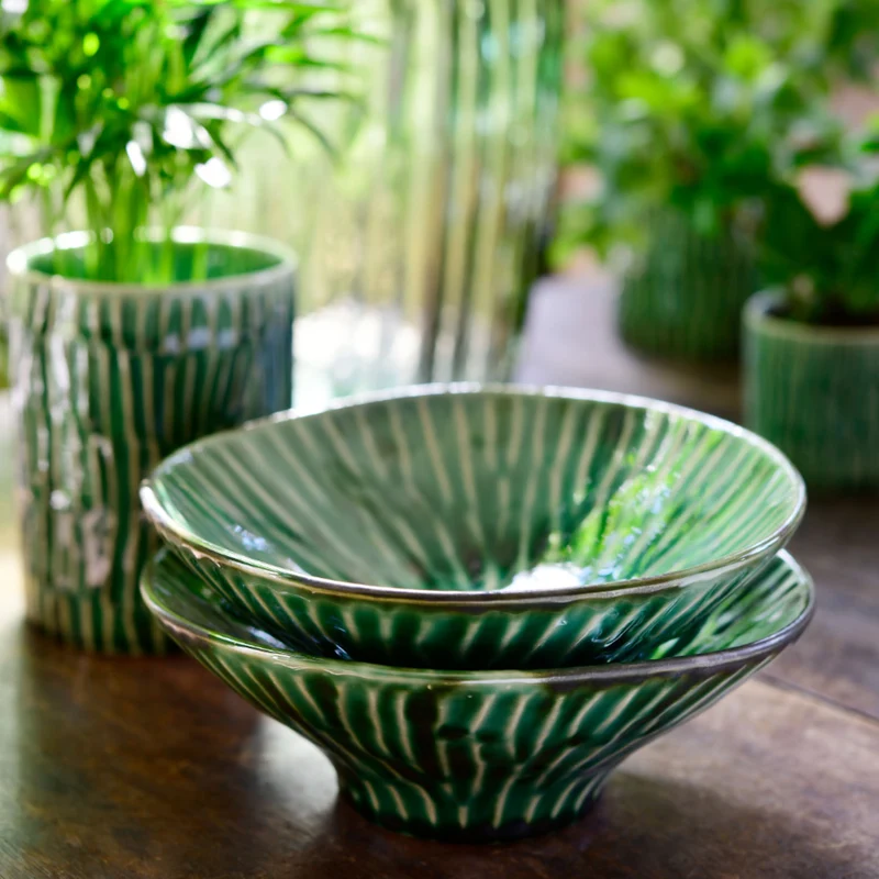 Serax Verde Lanza Serving Plate - Set of 2