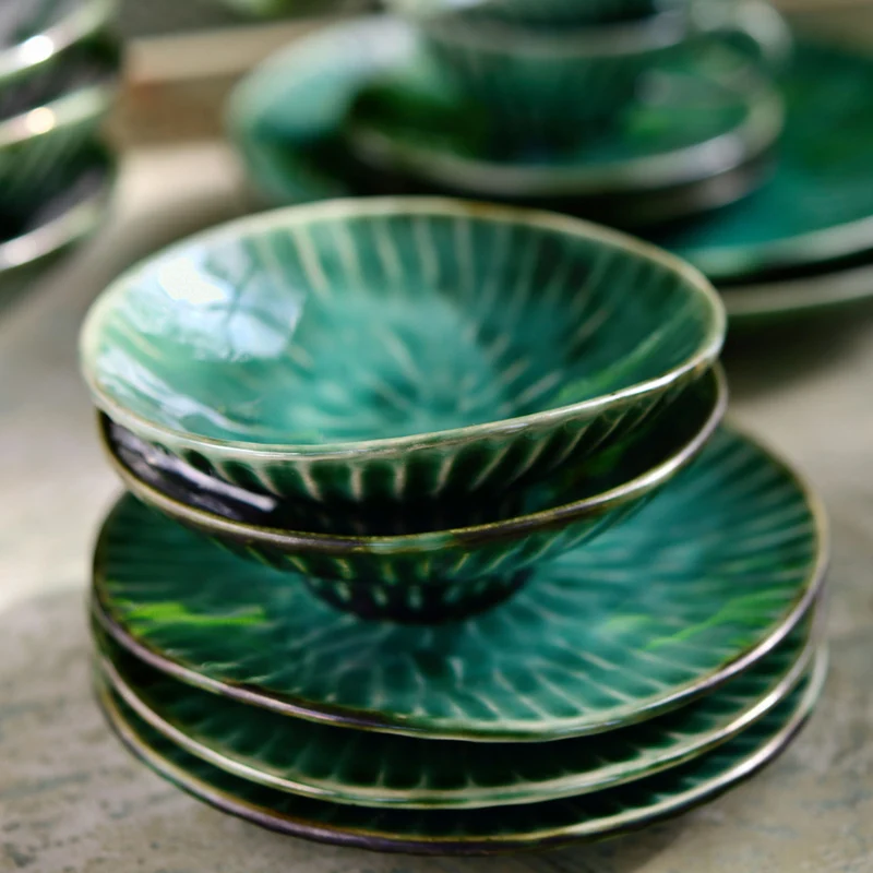 Serax Verde Lanza Dessert Plate - Set of 2