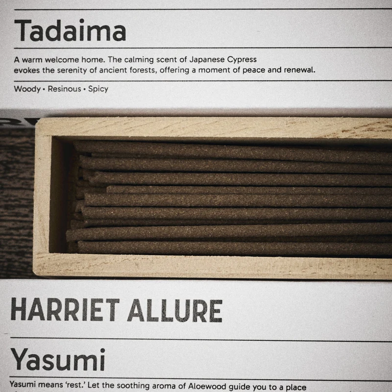 Harriet Allure Tadaima Incense Sticks