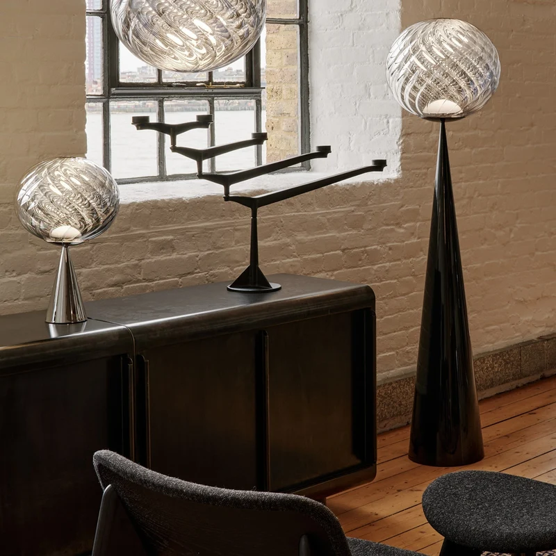 Tom Dixon Whirl Fat Cone Floor Light