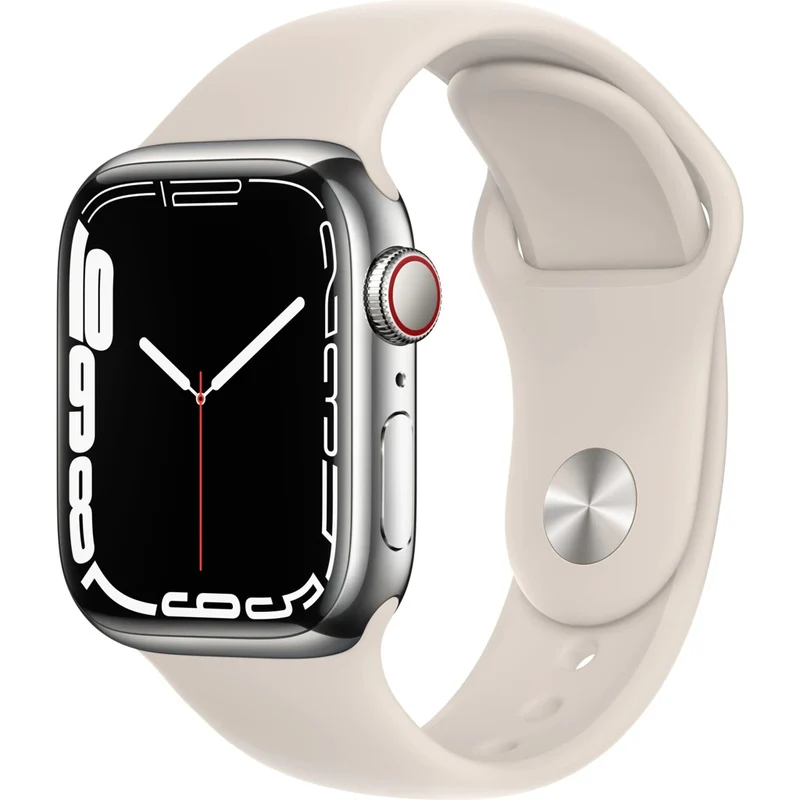 Apple Watch Series 7 41mm GPS + 4G Polarstern Aluminumgehäuse mit Sportarmband Polarstern