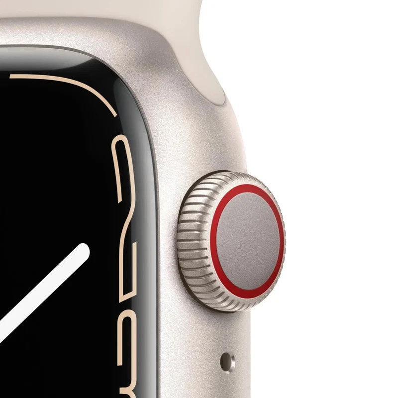 Apple Watch Series 7 41mm GPS + 4G Polarstern Aluminumgehäuse mit Sportarmband Polarstern