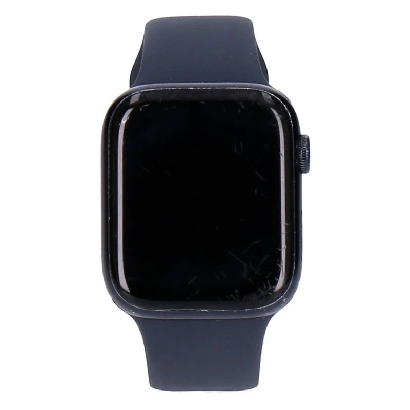 Apple Watch Series 8 45mm GPS Mitternacht Aluminiumgehäuse mit Sportarmband Mitternacht