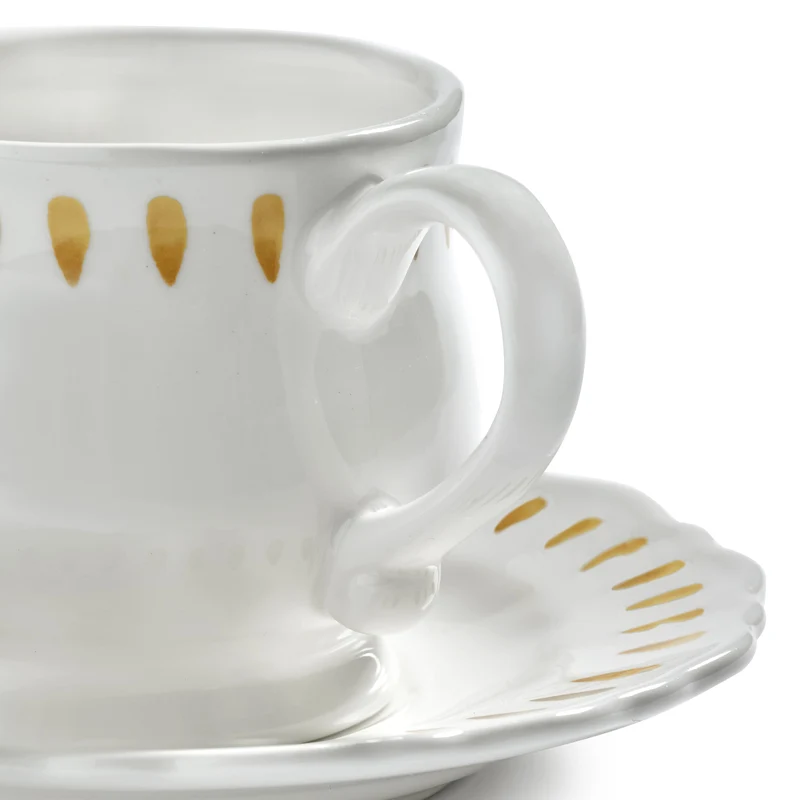 Serax Charly Cappuccino Cup with Saucer