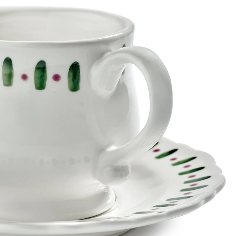 Serax Charly Cappuccino Cup with Saucer