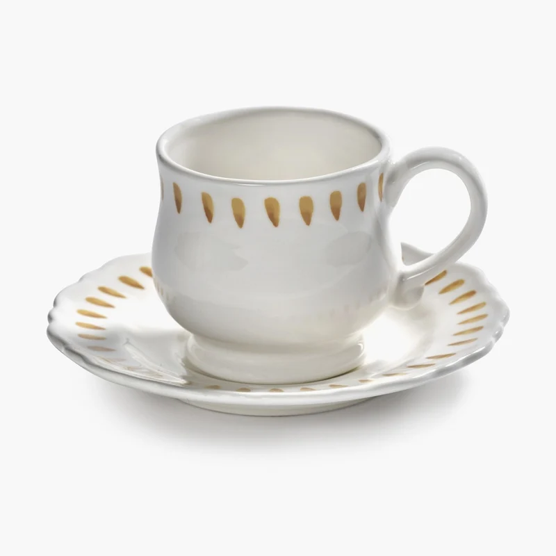 Serax Charly Cappuccino Cup with Saucer