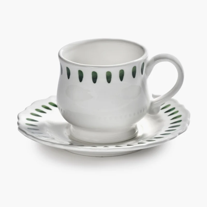 Serax Charly Cappuccino Cup with Saucer