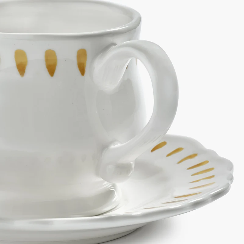 Serax Charly Cappuccino Cup with Saucer