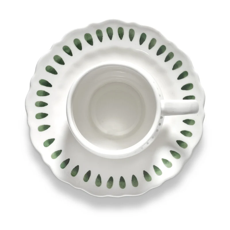 Serax Charly Cappuccino Cup with Saucer