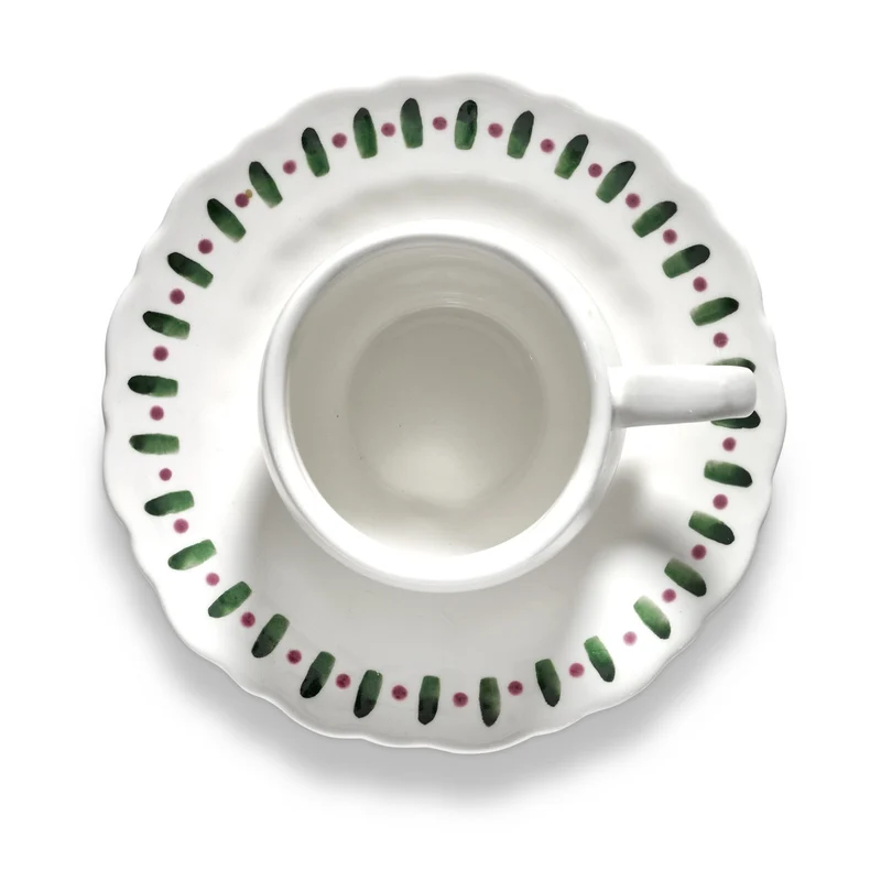 Serax Charly Cappuccino Cup with Saucer