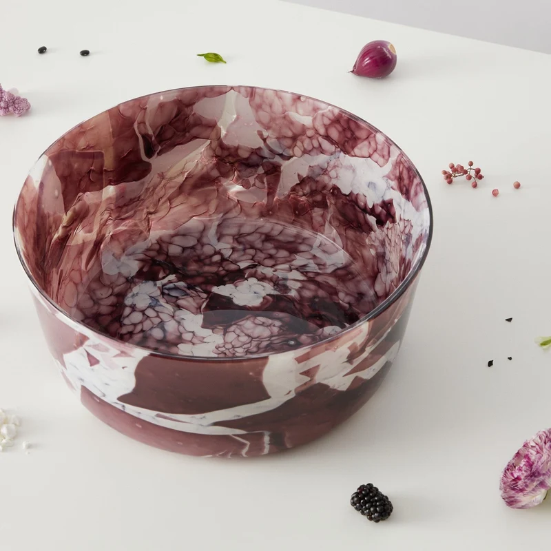 Stories of Italy Purple Large Bowl