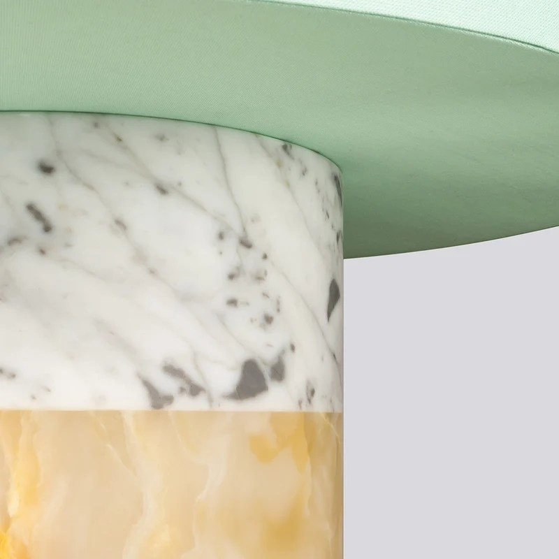 Stories of Italy Marble & Onyx Pillar Lamp
