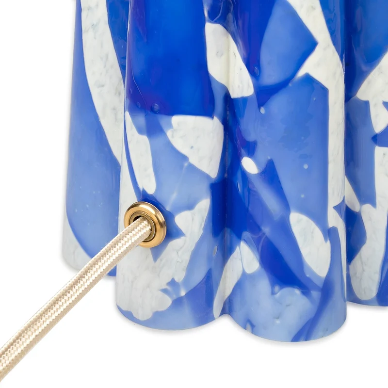 Stories of Italy Blue Bucket Lamp