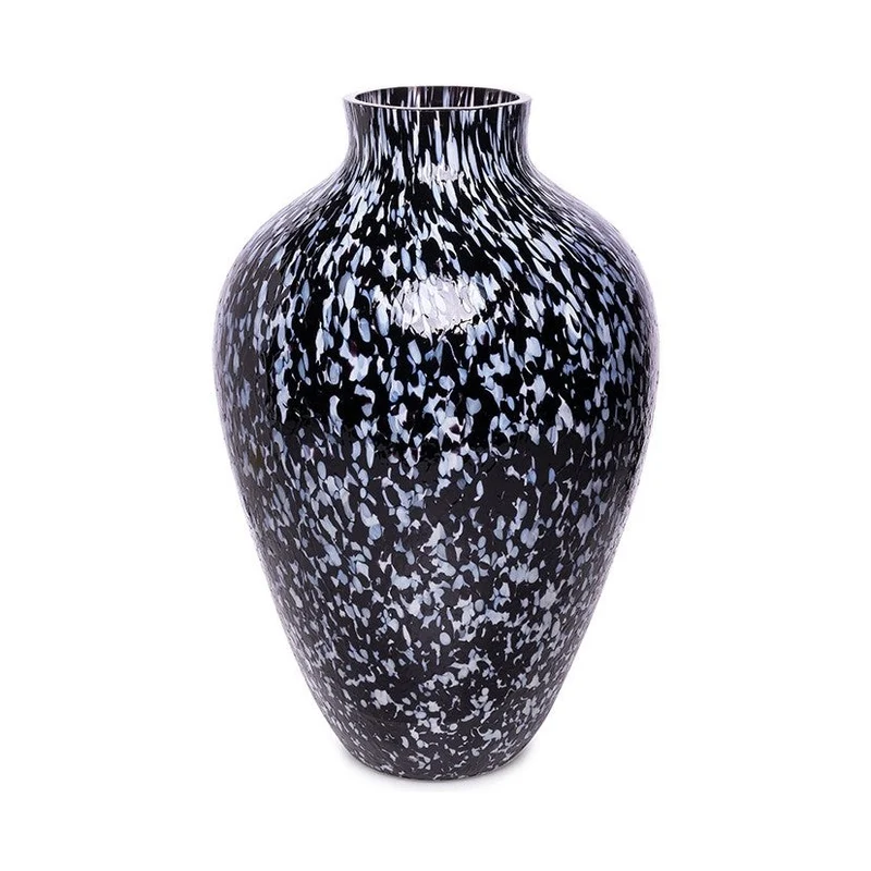 Stories of Italy Black & White Olla Tall Vase
