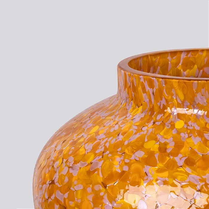Stories of Italy Mustard & Violet Olla Large Vase