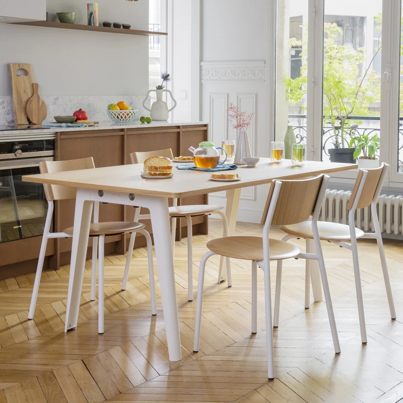 Tiptoe New Modern Rectangular Wood Dining Table