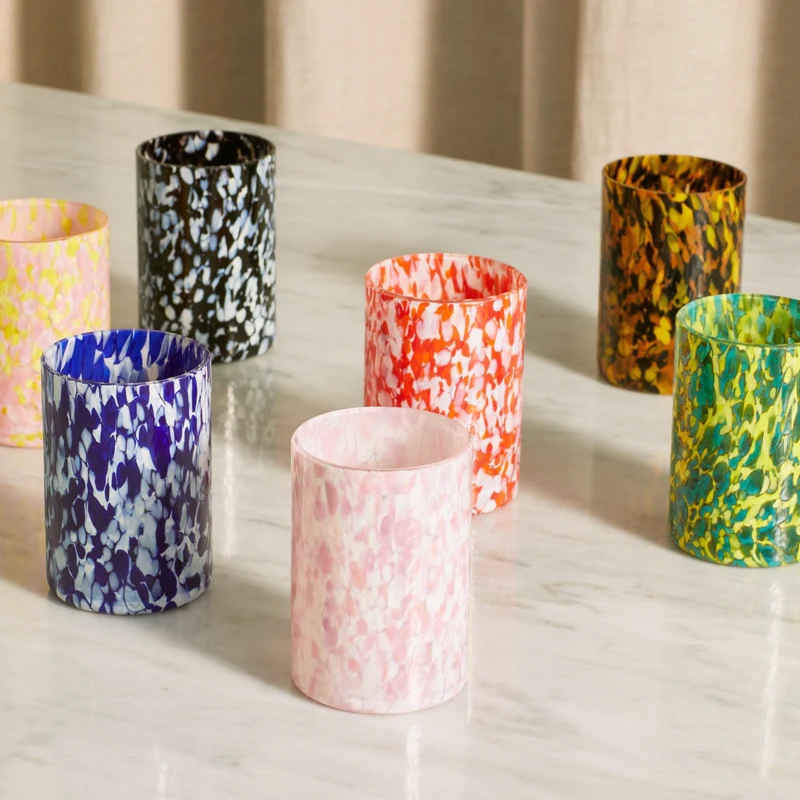 Stories of Italy Blue & Ivory Tumblers