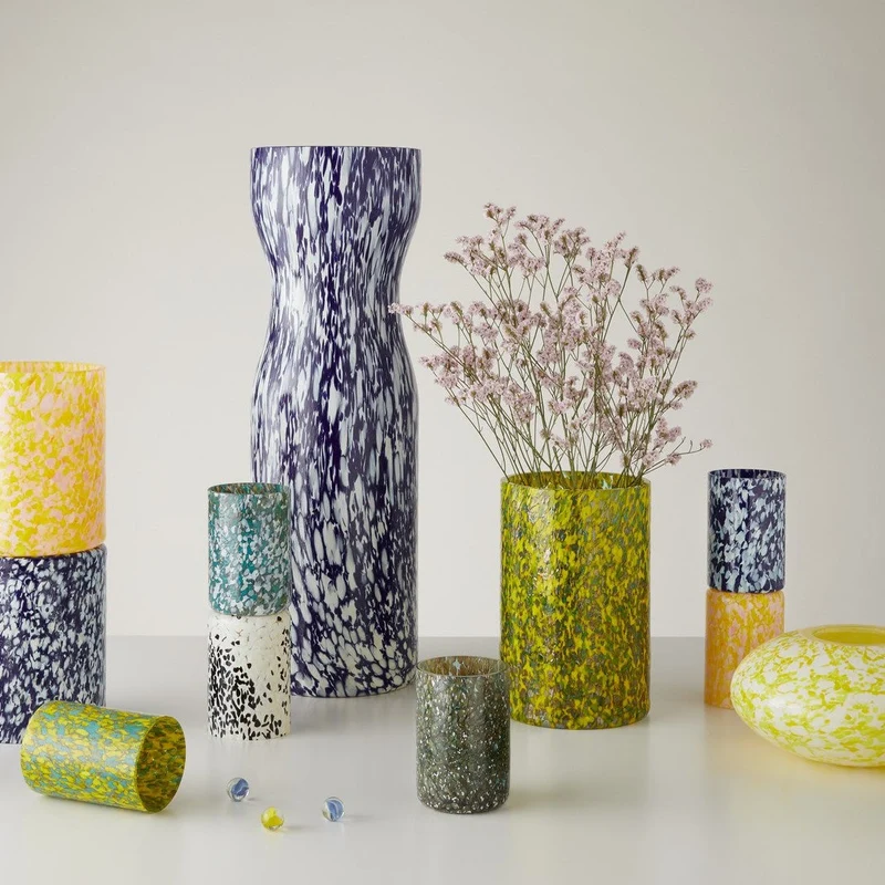 Stories of Italy Blue & Ivory Tumblers