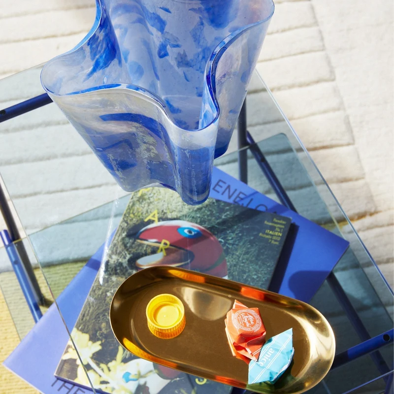 Stories of Italy Blue Diamond Bucket Vase