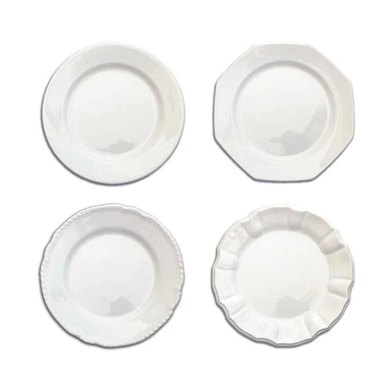 Stories of Italy White L&G Dessert Plates